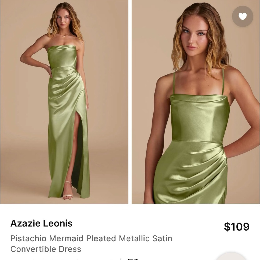 Azazie Size 2 Bridesmaid Dress